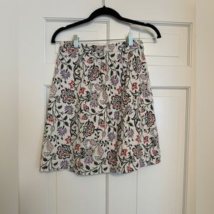 Margaret M Floral print skirt
